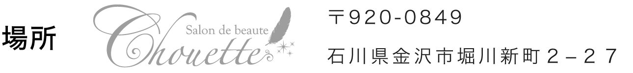 場所　〒920-0849　石川県金沢市堀川新町2-27